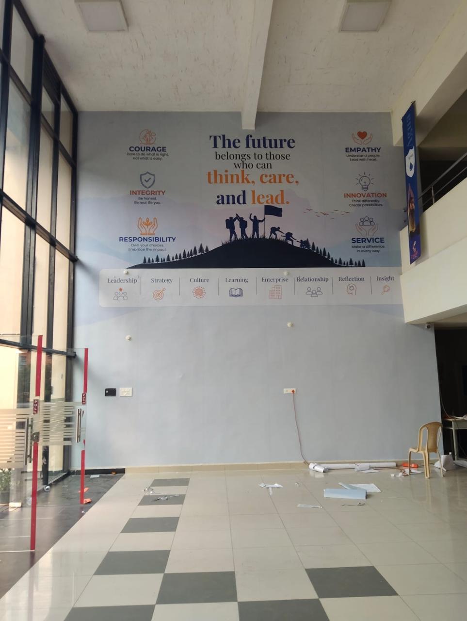 Corporate Lobby Wall Graphic Print